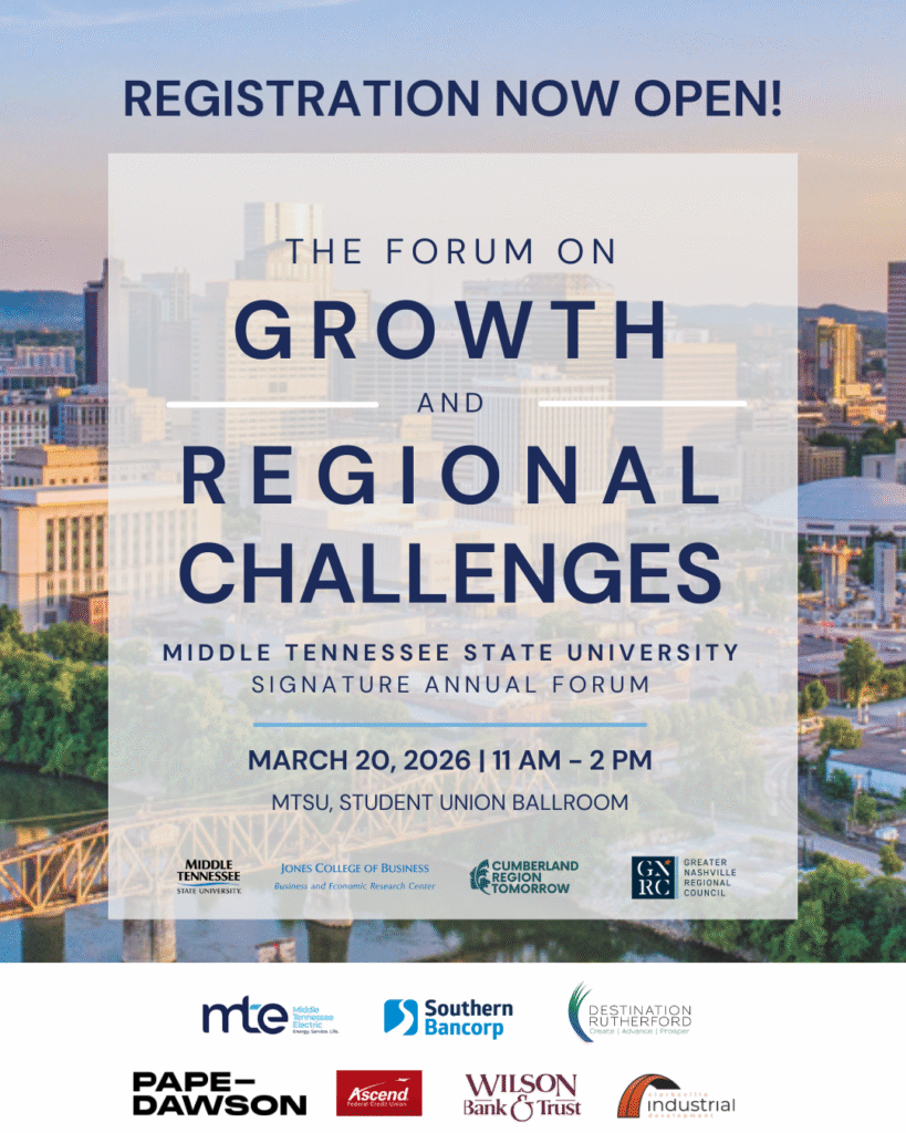 City Scene behind event information
Sponsored by Middle Tennessee Electric
Southern Bancorp
Destination Rutherford
Pape-Dawson
Ascend
Wilson Bank & Trust
Clarksville Industrial Development