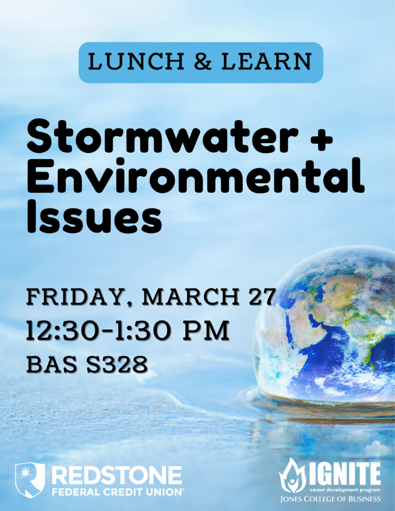 Photo of a globe floating in the water.
Event title, date, time, location.
IGNITE is sponsored by Redstone.