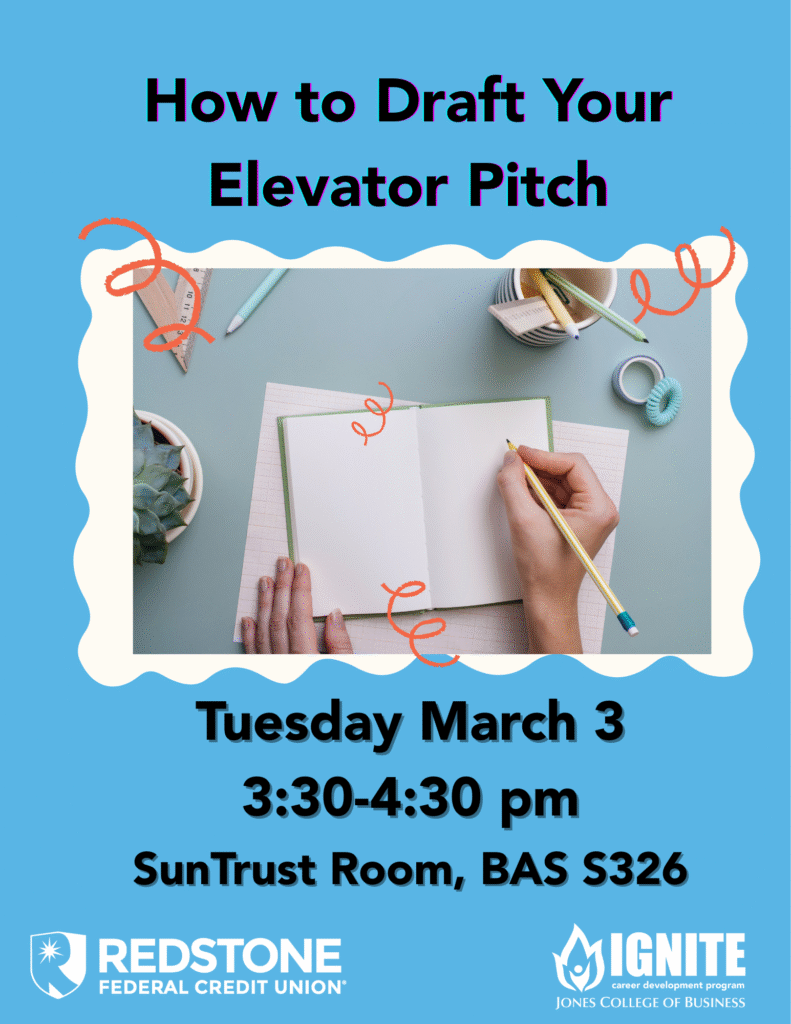 Photo of open journal with hands about to write.
Event Title, Date, Times, Location.
IGNITE Sponsored by Redstone